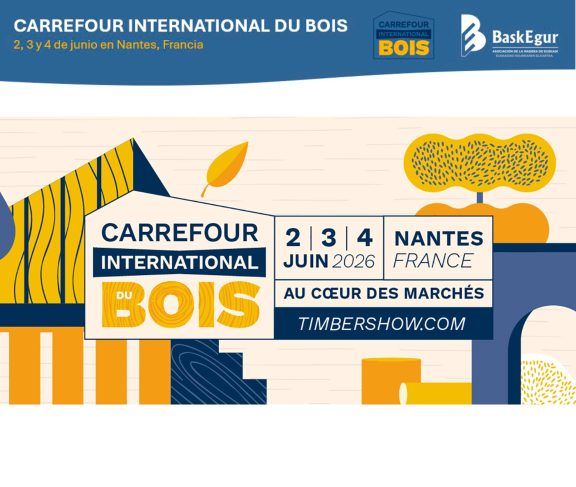 Contratación de servicios de agencia para la participación agrupada de BASKEGUR en Carrefour International du Bois 2026 (Nantes)