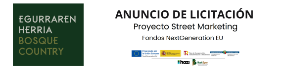 Licitación abierta para la campaña itinerante de street marketing EGURRAREN HERRIA / BOSQUE COUNTRY 2026